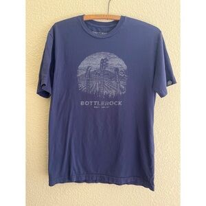 Bottlerock Navy Short Sleeve Tee Men’s Size Small